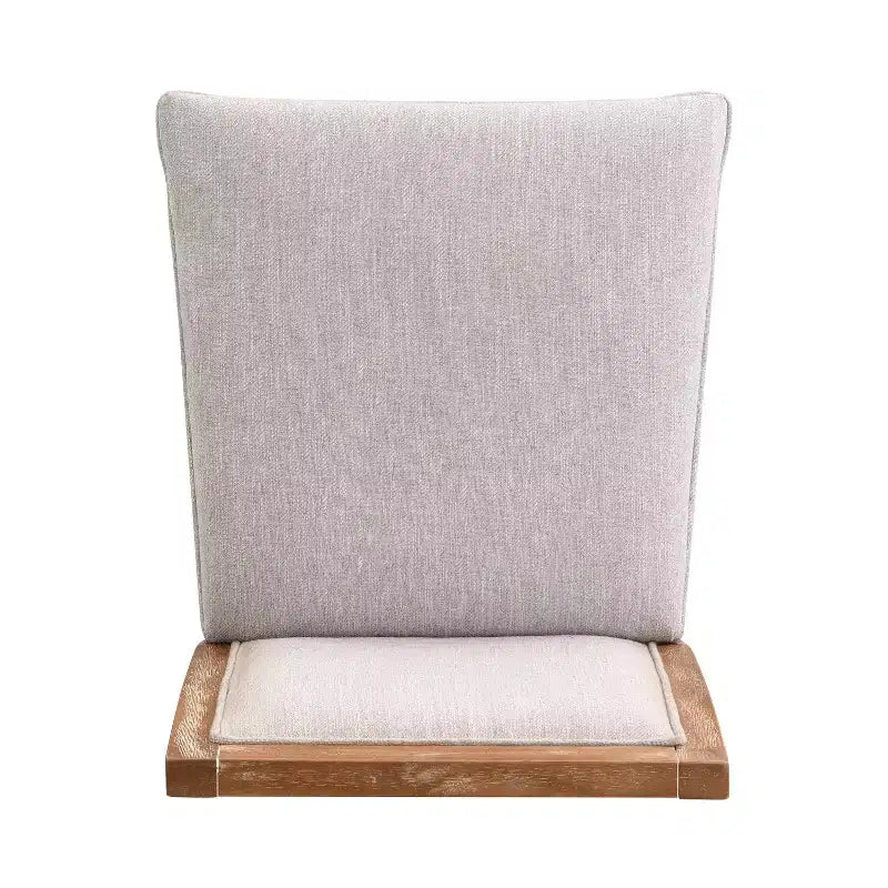 Upholstered Counter Height Bar Stools Set of 2, Accent Chair with Rubberwood Frame, for Kitchen Island, Home Office, Dining Room