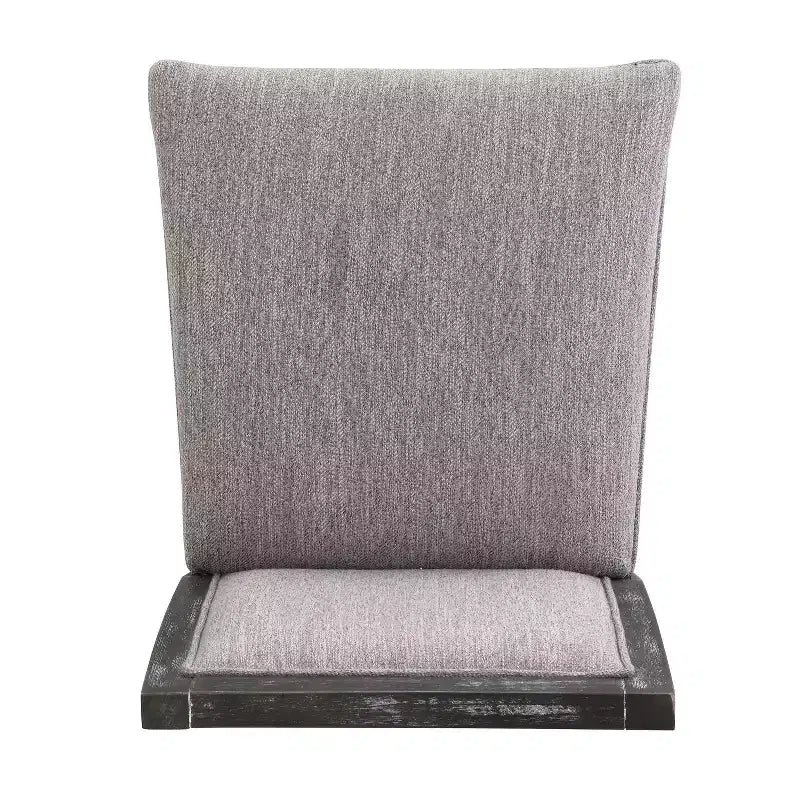 Upholstered Counter Height Bar Stools Set of 2, Accent Chair with Rubberwood Frame, for Kitchen Island, Home Office, Dining Room
