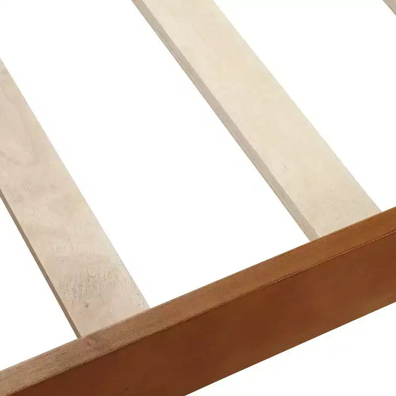 Twin Wood Platform Bed Frame with Headboard & Footboard, Solid Wood Slat Support, No Box Spring Needed, Easy Assembly for Kids & Teens