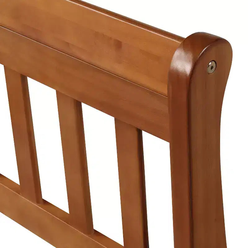 Twin Wood Platform Bed Frame with Headboard & Footboard, Solid Wood Slat Support, No Box Spring Needed, Easy Assembly for Kids & Teens